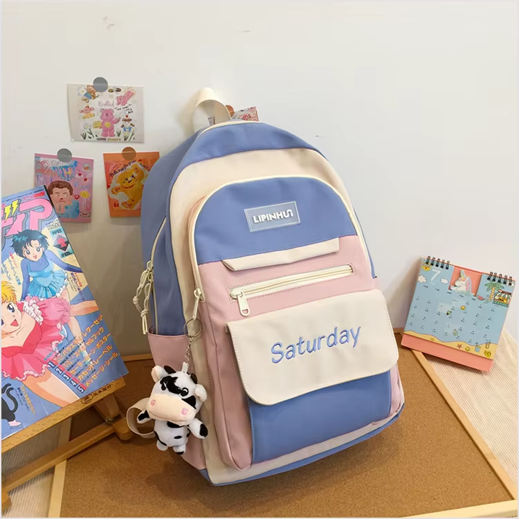 MOCHILA TRENDY ESTILO COREANO /TELA OXFORD